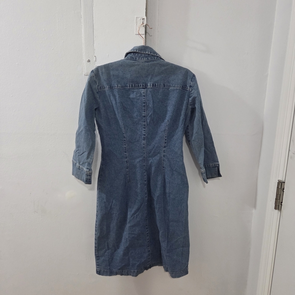 New York & Co. Denim Dress - Picture 3 of 5